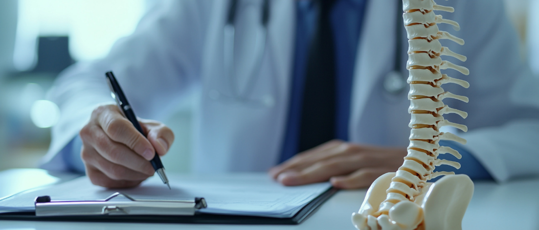 medical records that document spine condition