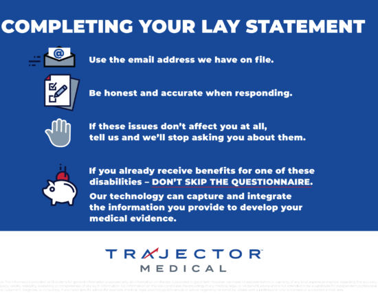 Completing your Lay Statement
